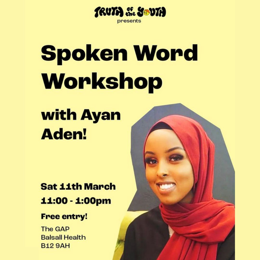 Spoken Word workshop with Ayan Aden!