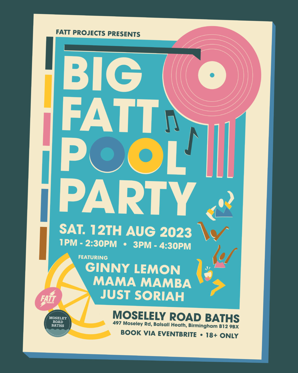 Big Fatt pool party at moseley road baths