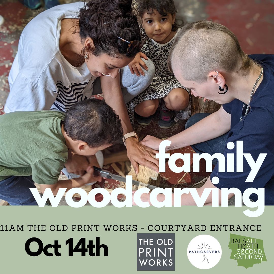 Family woodcarving with Pathcarvers -October 14th from 11am