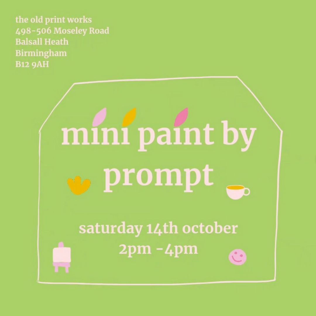 Mini Paint by Prompt from Nurture and Heal