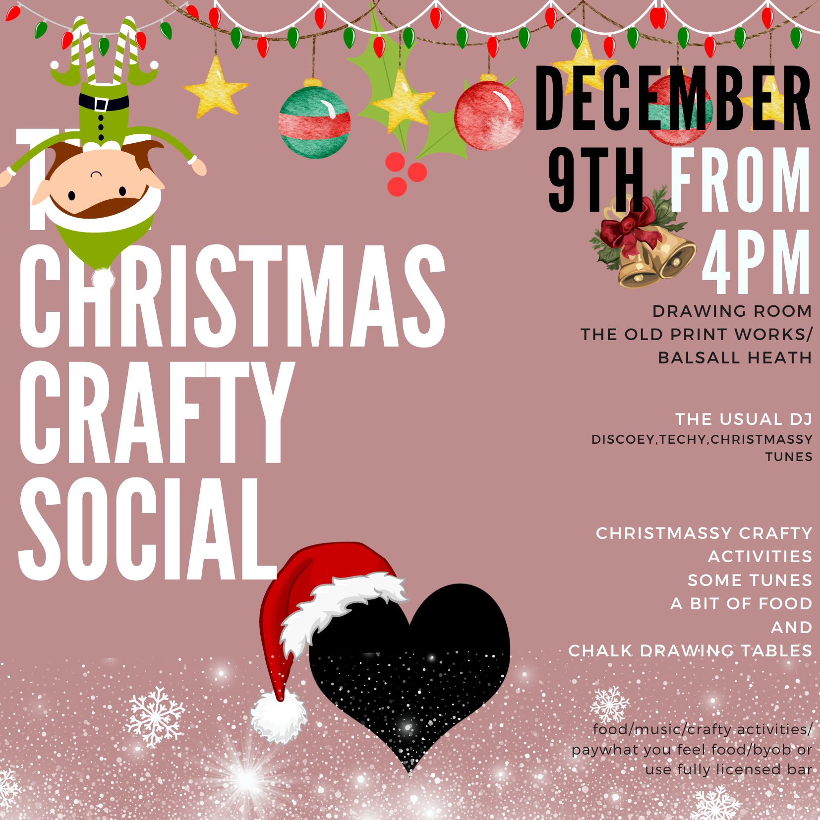 Second Saturday Crafty Christmas Party